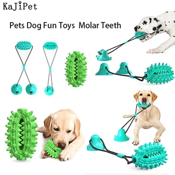 Evcil Köpek Oyuncak Silikon Vantuz Köpek Oyuncak Küçük Köpekler İçin Diş Fırçası Sızıntı Topu Oyuncak Köpek Oyuncak Diş Çıkarma Sopa Oyuncak Köpek Evcil Hayvanlar İçin