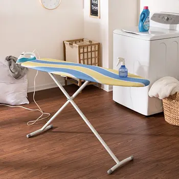Geri Çekilebilir ütü, mavi ve Sarı ile T-bacak ütü Masası yapabilir