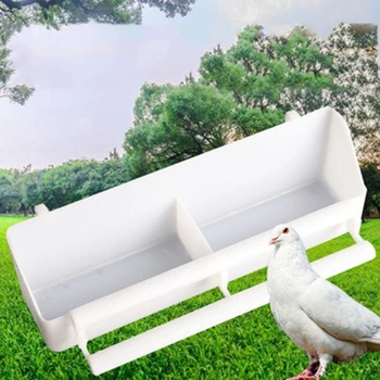 Papağan Kuşlar Su Asılı Kase Parakeet Besleyici Kutusu evcil hayvan kafesi plastik yemek kabı Yüksek Kalite