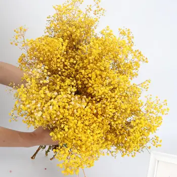 Sarı Kurutulmuş Bebeğin Nefes Buketi-2000'den Fazla Çiçek-Ev Dekorasyonu, Düğünler, Kendin Yap Çiçek Projeleri ve Şenlikli Yılbaşı Dekoru